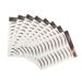 Housoutil 9 Sheets Waterproof Eyebrow Stickers Hair Eyebrow Transfer Sticker 6d Hair-like Eyebrows Stickers 3d