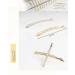 24 Pcs Gold Rhinestone Bobby Pins for Women - Fancy X Shaped Hair Clips for Wedding Bridal - Sparkling Hair Accessories - Buy Online on GoSupps.com