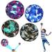 4 pieces astro jump balls moon ball bounce ball flunkyball bouncing ball bouncing balls for children high bounce hole ball moonball lavall mini bouncing ball toy bouncy balls for kids party poison