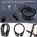 VGEBY1 Bike Seat Post Clamp - 34.9mm Quick Release Aluminum Alloy Tube Clip for 30.4/30.8/31.6mm Seat Post, Black - Buy Online on GoSupps.com