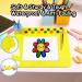 Silicone Painting Mat with Cleaning Cup and 11 Paint Holder - 20'' x 16.5'' Art Mat for Resin Casting, Painting, DIY - Yellow - Buy Online on GoSupps.com
