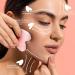 Gua Sha Massage Kit | Natural Jade & Rose Quartz Facial Roller | Eye Swelling & Skin Tightening Tool - Buy Online on GoSupps.com