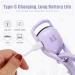 VOCOSTE Heated Eyelash Curler - 3 Temperature Electric Tool for Perfectly Curled Natural Lashes | Hot Purple Curlers - Buy Online on GoSupps.com