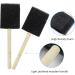 100 Pack 2 Foam Paint Brushes with Wood Handles - Perfect for Stains, Varnishes, Acrylics, Crafts & Art - Buy Online on GoSupps.com