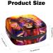 Cosmic Space Galaxy Lion Storage Bag | Portable Sanitary Napkin & Menstrual Cup Holder for Women & Teens - Buy Online on GoSupps.com