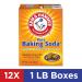 Arm & Hammer Baking Soda 12-Pack 1lb Boxes - 12 Pounds Total - Buy Online on GoSupps.com