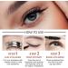 False Eyelash Effect Mascara + Eyeliner Thicker Voluminous Eyelashes Amplified Effect & Long Lasting Waterproof and Smudge-Proof Eye Makeup Kit Black - Buy Online on GoSupps.com