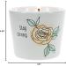 Buy Pavilion Gift Company Stay Strong 8oz Soy Wax Candle - Tranquility Stoneware Vessel White | International Shipping Available - Buy Online on GoSupps.com