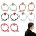 10 Pcs Elastic Hair Ties with Dinosaur Hair Bands Five Styles Bands Ponytail Holders for Women Girls Kids