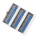 Razor Blades 3-Layer Retro Razor Blades Non-Irritating Manual with Storage Box for Men