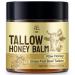 AOAO Tallow Honey Balm for Face & Body Moisturizer with Organic Grass-Fed Beef Tallow & Raw Wild Honey Not Diluted Natural Hydration Soothes & Nourishes Dry Sensitive (Tallow Honey_3)