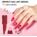 Gellen Nail Polish Set - 6 Wine Red Burgundy Hot Pink Color Gel Nail Polish Quick Dry Nail Polish Air Dry Nail Polish Nail Art Designs DIY Home Gel Manicure Set Love Galore - Buy Online on GoSupps.com