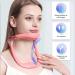 Cervical Naked Tendon Traction Device | Adjustable Neck Support for Cervical Spondylosis Relief (Pink) - Buy Online on GoSupps.com