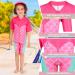 Juicy Bumbles Baby Swimsuit - Short Sleeve One Piece Toddler Swimming Costume - Mermaid Design - 6 Months to 5 Years Sizes Available - Buy Online on GoSupps.com