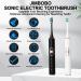 M6 Electric Toothbrush - 8 Brush Heads 9 Modes 2 Min Smart Timer 60 Days Battery - Rechargeable Sonic Whitening Toothbrush for Adults & Kids - White - Buy Online on GoSupps.com