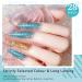 28g Shine Glitter Blue Acrylic Nail French Manicure Powder - HJ-NAP016 (HJ-NAP017-No.29) - Buy Online on GoSupps.com