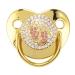 Bling Baby Pacifier - Anti-Static Gold Pacifier for Newborns & Toddlers (6-18 Months) - Perfect for Outdoor Use | Shop Now! - Buy Online on GoSupps.com