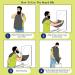 Yinke Beard Bib Apron for Men- Waterproof Hair Catcher and Grooming Cloth with Suction Cups and Storage Bag- Perfect Gift for Dad or Husband - Buy Online on GoSupps.com