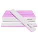 Nail file 100/150 grit double -sided 12 pieces of nail files for nails nail filing for gel nails reusable flowering board nail files natural nails women professional file nail grit 100/150