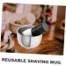 Buy Hapinary Bartbrush Bowl - Premium Shaving Soap Bowl & Cup for Men | Portable Aluminum Shaving Tool & Accessories - Buy Online on GoSupps.com