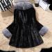 Women's Elegant Fox Fur Parka Coat with Cap | Faux Mink Outerwear | Black, X-Large - Buy Online on GoSupps.com