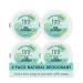 Tini Naturals Deodorant Travel Size Aluminum Free Deodorant for Women & Men with Coconut Oil and Shea Butter 0.4 oz Each (4 Pack) Cool Cucumber Scent