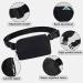 Bomvabe Fashion Belt Bag for Women - Black | Adjustable Waist Pack for Travel, Outdoors, Running & Hiking - Buy Online on GoSupps.com