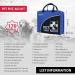 Pet First Aid Kit - 170-Piece Cat & Dog Emergency Kit with Thermometer, Collar, Blanket - Home, Travel, Car, Camping Essential - Buy Online on GoSupps.com