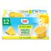 Dole Pineapple Paradise Pineapple Tidbits in a Blend of 100% Fruit Juices, Gluten Free Healthy Snack, 4 Oz Fruit Bowls, 12 Total Cups Pineapple Paradise 4 Ounce (Pack of 12)
