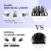 Beyelian D Curl Cluster Eyelashes - 144 PCs 0.07mm DIY Extensions Super Thin Black Band Luxury Individual Lashes at Home - Buy Online on GoSupps.com