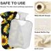 Buy BPA-Free Heat Bottle with Cover - Sunflowers on Black - 2L Large Hot Water Bag for Pain Relief & Therapy - International Shipping - Buy Online on GoSupps.com