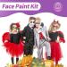 VESPRO Professional Face Body Paint Kit - 42 Colors Oil Paint Set with Brushes, Stencils - Perfect for Halloween Makeup - Kids and Adults - Buy Online on GoSupps.com