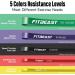 FitBeast Pull Up Bands Set - 5 Levels Resistance Bands for Calisthenics, CrossFit, Powerlifting - Black 30-60 LBS - Buy Online on GoSupps.com
