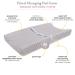 Burt's Bees Baby Changing Pad Cover  100% Organic Cotton Changing Pad Liner for Standard 16" x 32" Baby Changing Mats Jersey Knit Heather Grey Stripe - Buy Online on GoSupps.com
