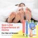 Exfoliating Foot Peel Mask by Bright Nour | For Men and Women | Natural Ingredients | Softens Cracked Heels, Dry Skin & Calluses | Spa Care at Home - Buy Online on GoSupps.com