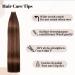Hotlulana Tape In Extensions - 100% Real Hair Balayage Dark Brown & Chestnut Brown - 18 Inch (45cm) Skin Weft (20 Pack) - Buy Online on GoSupps.com