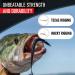 Bass Fishing Hooks Assortment - 150 Offset Hooks for Texas Rig Bass Fishing with Plastic Worms - Freshwater Fish Hook Set - Buy Online on GoSupps.com