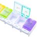 Maxpert Weekly Pill Organizer Case | Arthritis-Friendly Push Button Pill Planner | Large 7 Day Medication & Vitamin Organizer - Buy Online on GoSupps.com