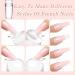 French Manicure Kit Gel Nail Polish Set for French Manicure White Nude Jelly Gel Polish Set with Nail Stamper Gel Polish for French Tips Set Soak Off UV/LED French Manicure Gift Set for Women Girl - Buy Online on GoSupps.com