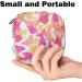 Butterfly Watercolor Pink Menstrual Cup Storage Pocket | Women s Makeup Organizer Band | Travel Size Big Capacity | 1 Count - Buy Online on GoSupps.com