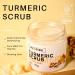 Turmeric Scrub for Face and Body Turmeric Body Scrub for Deep Exfoliation Improving Skin Dullness Acne Smoothing Skin 150g - Buy Online on GoSupps.com