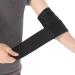 Uxsiya Adjustable Elbow Protector Brace | Breathable Compression Sleeve for Sports - Black - Buy Online on GoSupps.com