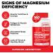 Magnesium Glycinate Max Absorb | Supports Sleep Relaxation Energy Metabolism Muscle & Tissue Function | Pure Magnesium Glycinate Not a Blend! | Stomach Friendly | Canadian Made Quality Assured - Buy Online on GoSupps.com