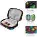 Travel Pill Organizer | Small 7 Day Pill Box | Weekly Vitamin Medicine Holder | Cute Colorful Paw Print Design - Buy Online on GoSupps.com