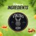 VIKING KING BEARD CO. All-Natural Beard Balm - Black | Lemongrass Tea Tree Mint & Cedarwood | International Shipping - Buy Online on GoSupps.com