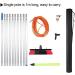 Window Cleaning Brush Equipment Window Cleaner Kit Water/Hose Fed Pole Long Handle Cleaning Brush Extendable Cleaner Conservatory Roof 10m Rod 30cm Brush Head Remarkable88 10m Rod 30cm Brush Head - Buy Online on GoSupps.com