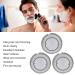 3 Pack Stainless Steel Shaving Heads - Replacement Blades & Razor Accessories for HQ3 HQ4 HQ5 HQ8 HQ9 PO HS - Buy Online on GoSupps.com