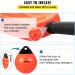 VEVOR 15 Inflatable Boat Buoy Balls - Heavy-Duty Marine-Grade PVC Marker Buoys for Boat Mooring, Anchoring, Rafting, Fishing - Orange - Buy Online on GoSupps.com