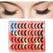 Soft Lightweight 3D False Eyelashes Long Lasting Faux Eyelashes Comfortable Black Cross Style Suitable for Daily Makeup Parties Stage - Buy Online on GoSupps.com