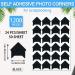 1200 Pcs Self Adhesive Black Photo Corners for Scrapbooking - DIY Stamping Supplies, Scrapbook Stickers, Album, Journal, Christmas Memory Book - Buy Online on GoSupps.com